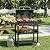 ADREAK 3 Burner BBQ Gas Griddle with Hood, 25.6 Inch Stainless Steel Portable Detachable Propane Griddle, 45,000 BTU Flat Top Barbecue Grill with Side Shelves for Camping