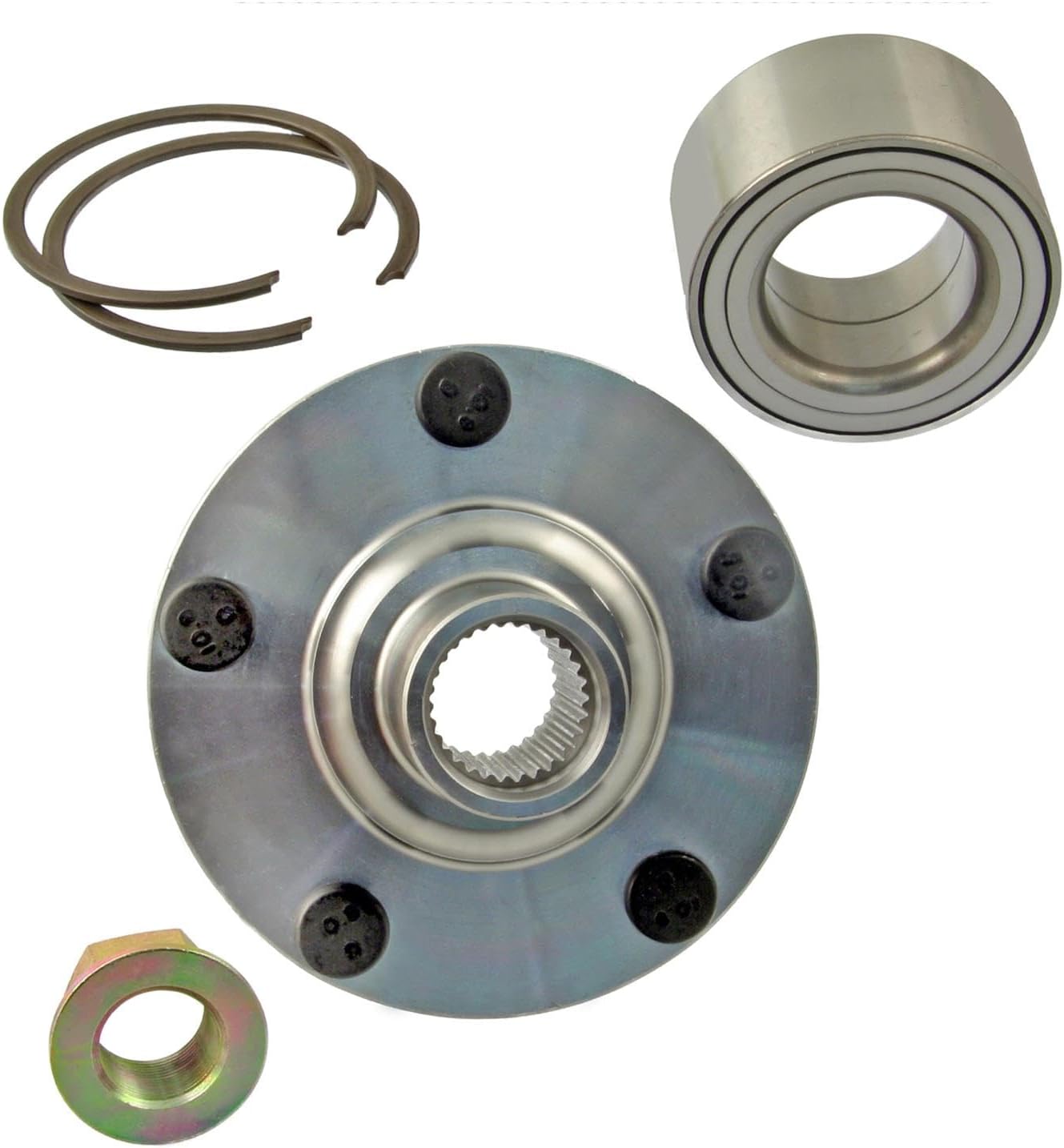ACDelco Gold 518516 (19340161) Front Wheel Hub Spindle Kit with Bearing, Bushing, Snap Ring, and Nut