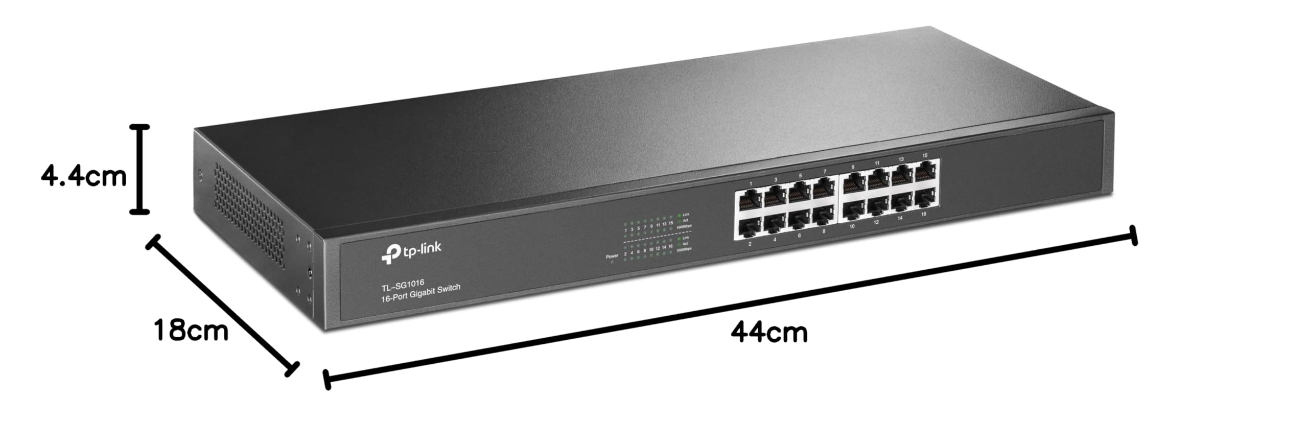 Amazon | 16 port Gigabit Switch,1U Rack | TP-Link | スイッチング