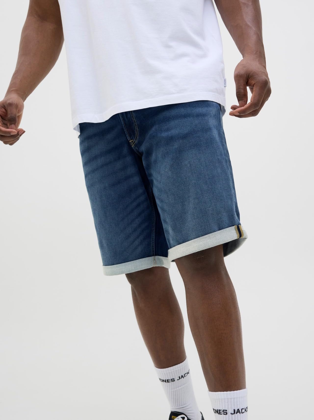 Jack & Jones Jjirick Jjicon I.k. Pantalones Cortos MF 132 Sn Pls - Pantalones Cortos Vaqueros Hombre