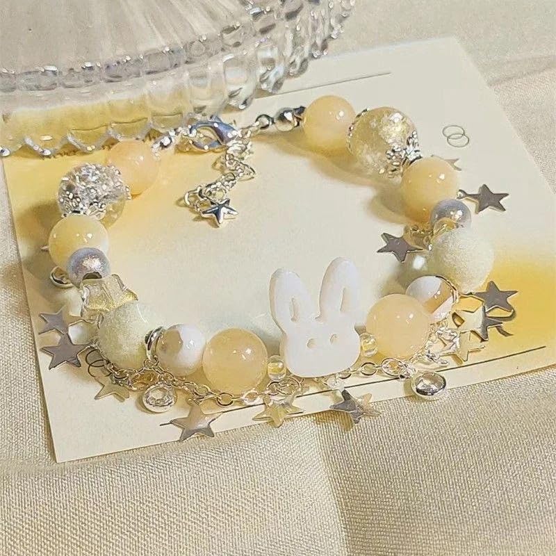 Anime Game Love and deepspace Xavier Cosplay Rabbit Star Beaded Bracelets Jewelry Hand Chain Bangle Accessories Props Gift - Image 5