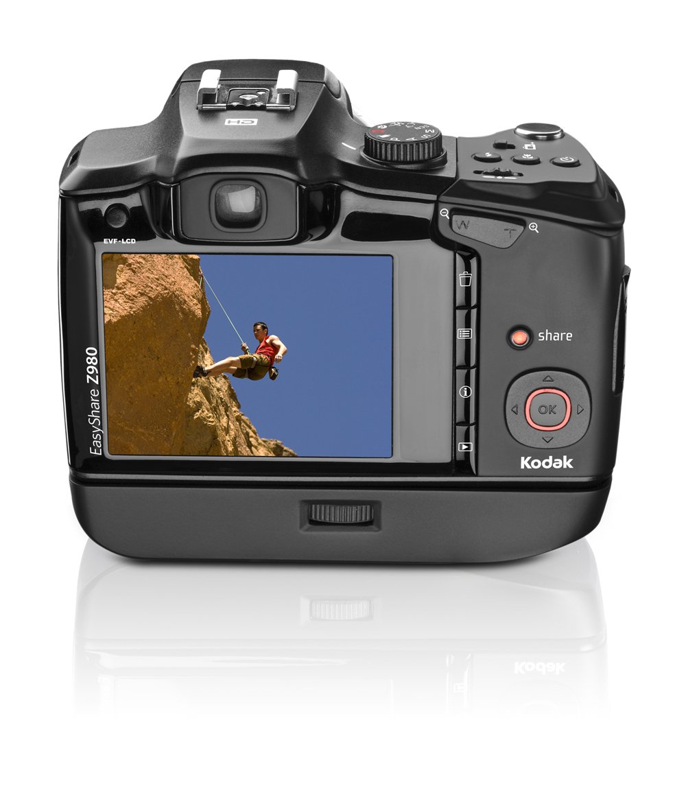 Kodak EasyShare Z980 Appareil photo compact numérique 12 Mpix Zoom optique 24x Ecran LCD 3" Noir