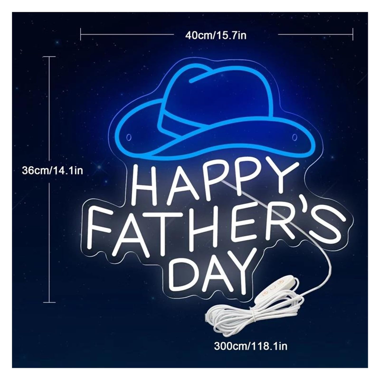Luci al Neon Da Parete Insegna Luminosa Al Neon A LED Per La Festa Del Papà, In Acrilico, USB, Per La Casa, Il Soggiorno, Le Feste, La Decorazione Da Parete