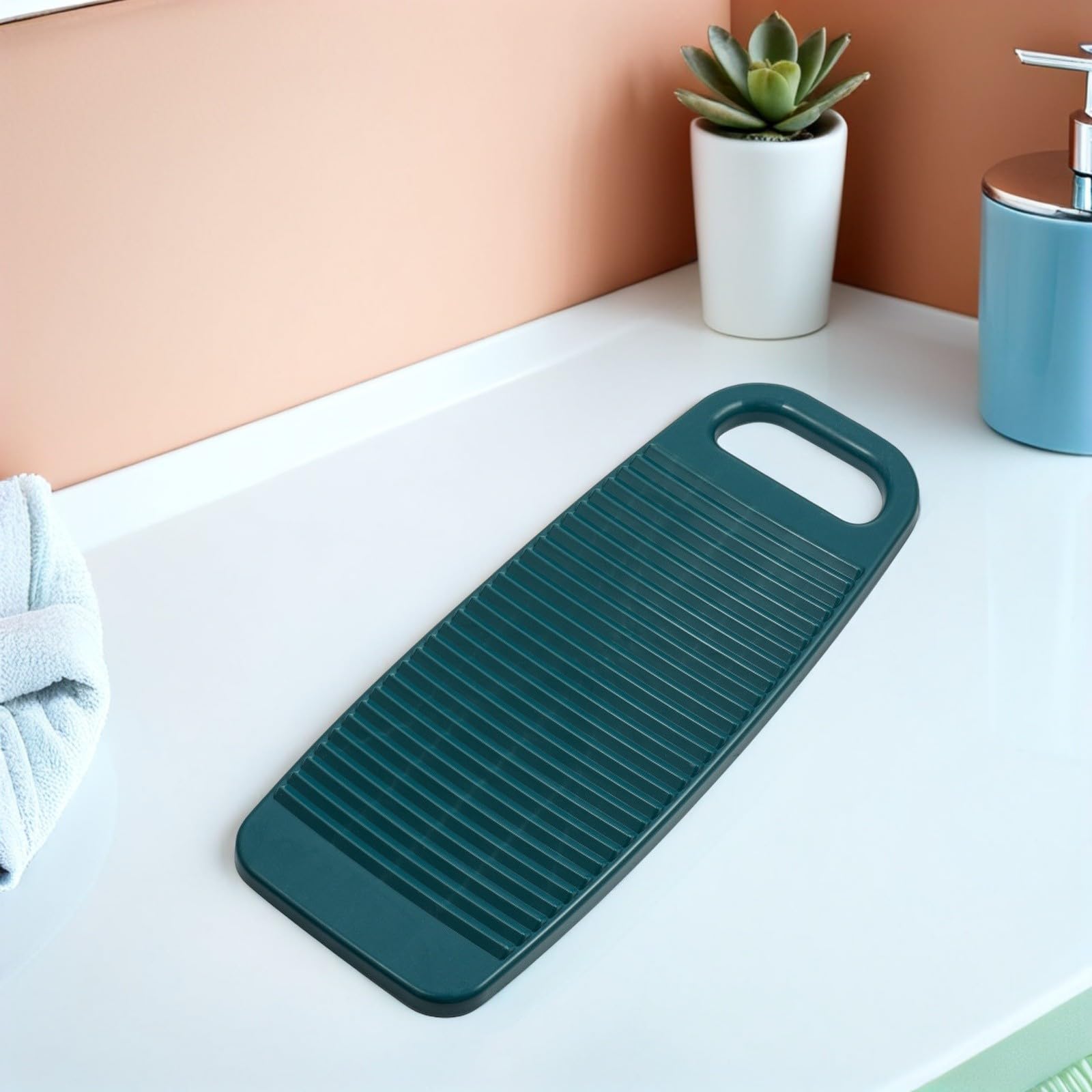 Hemobllo Tabla de Lavar para Ropa de Plástico 45cm Protección de Fibras y Mantiene Forma Paquete de 2 Piezas Adecuado para Viajes Cortos y Lavandería en Casa