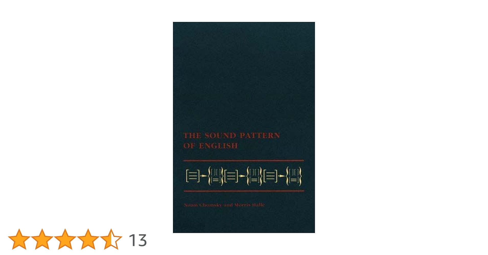 Amazon | The Sound Pattern of English (Mit Press) | Chomsky