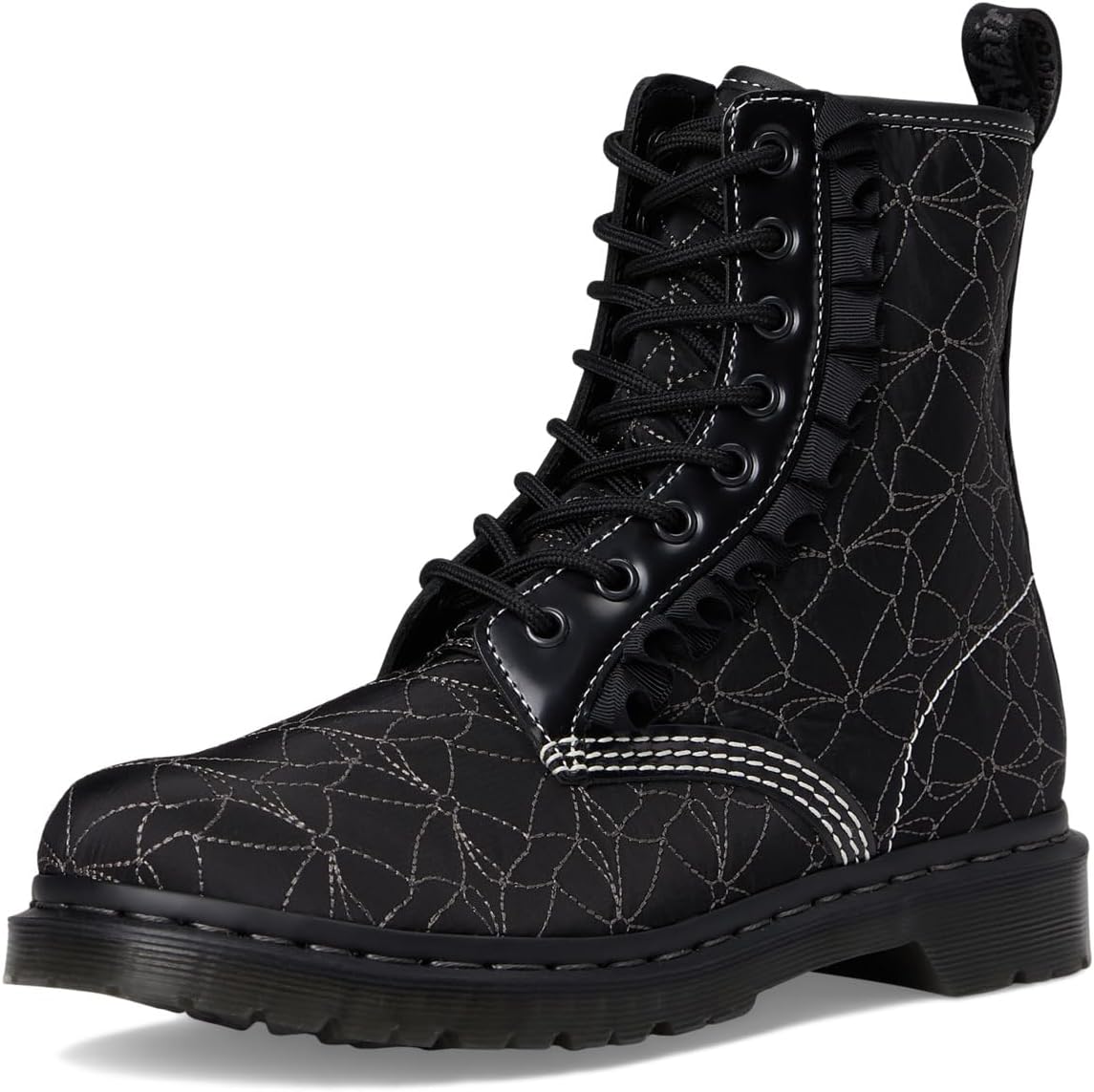 Dr. Martens Women's 1460 Frill Combat Boot - Image 2