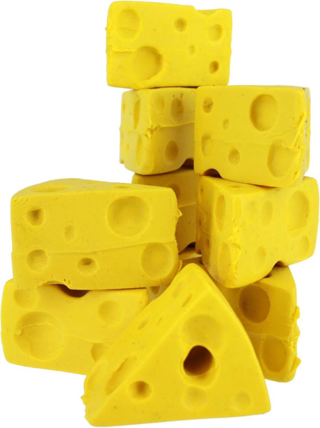 KryptoniteCheese Wedge Pencil Erasers-10 Pack