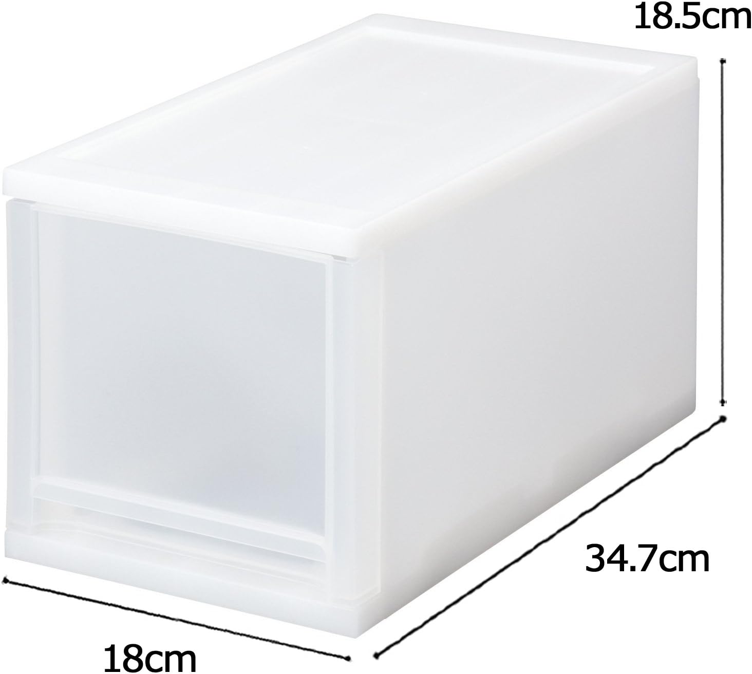 Drawer Case Brio White