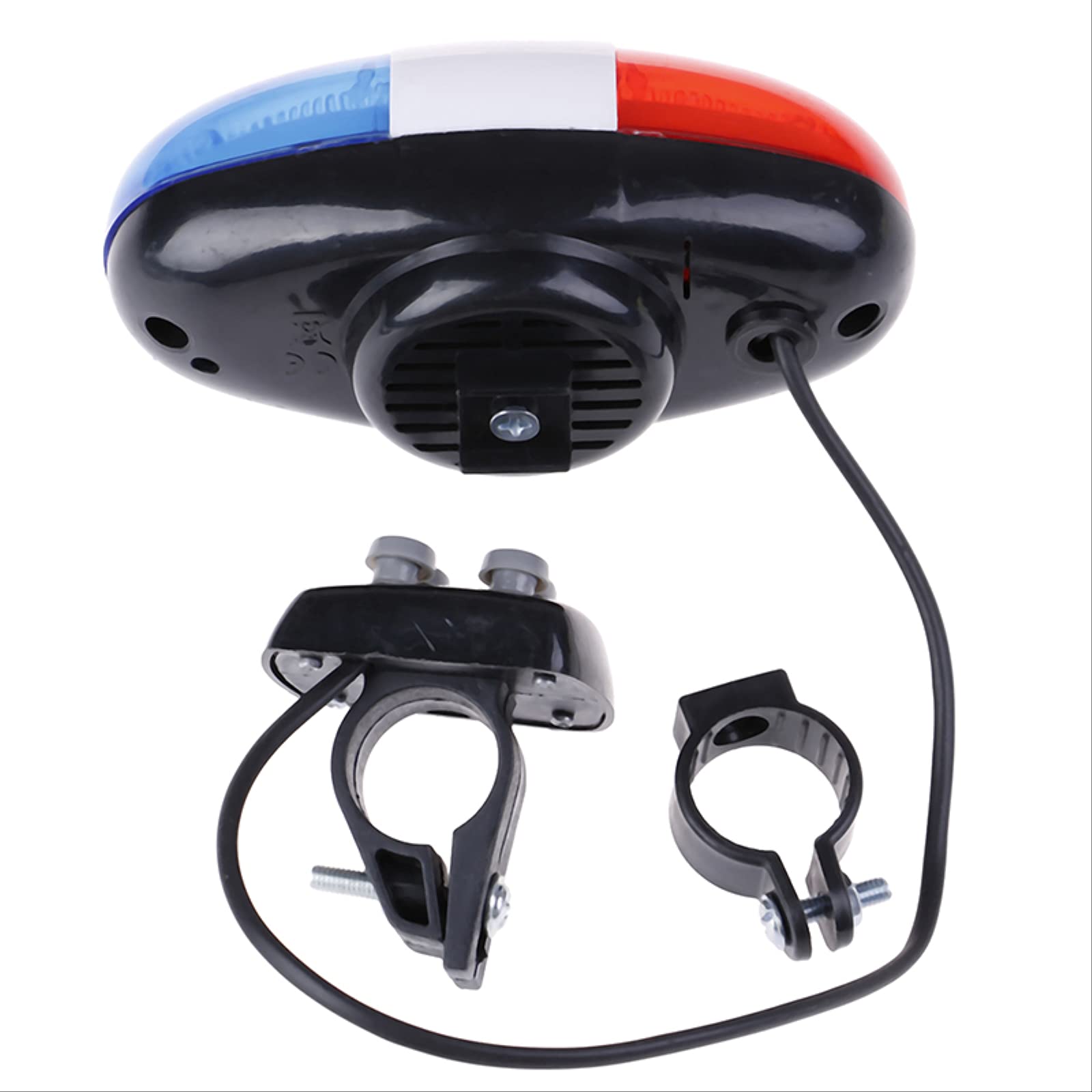 J bicicletta 6 LED 4 tono corno LED luce sirena elettronica bicicletta per bambini accessori bici