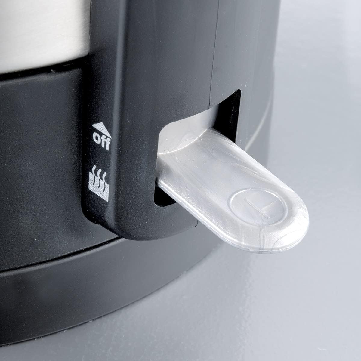 Korkmaz Demkolik Inox/Siyah Elektrikli Çaydanlık