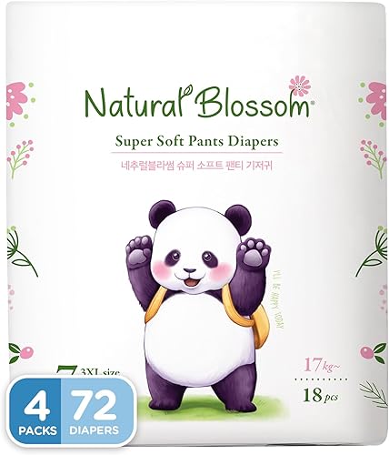 Miniatura 8 de Pantalones de pañales fáciles de tirar  Talla (4) 2T-3T (20-31 libras)  96 unidades (24 paquetes de 4 unidades)  Veganos, súper suaves,