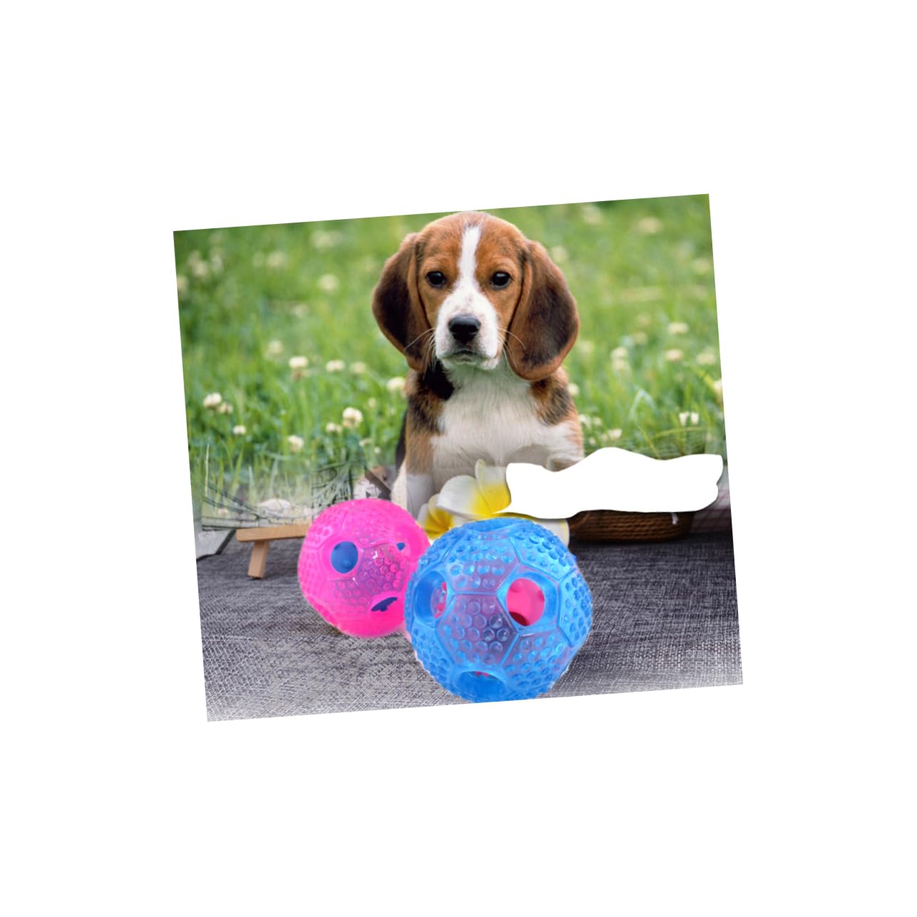 POPETPOP 2st Spielzeug Für Haustiere Leckerliball Für Hunde Leckerli-Spielzeug Für Hunde -Ball Für Abgebendes Spielzeug Ball Behandeln Spender Fußball