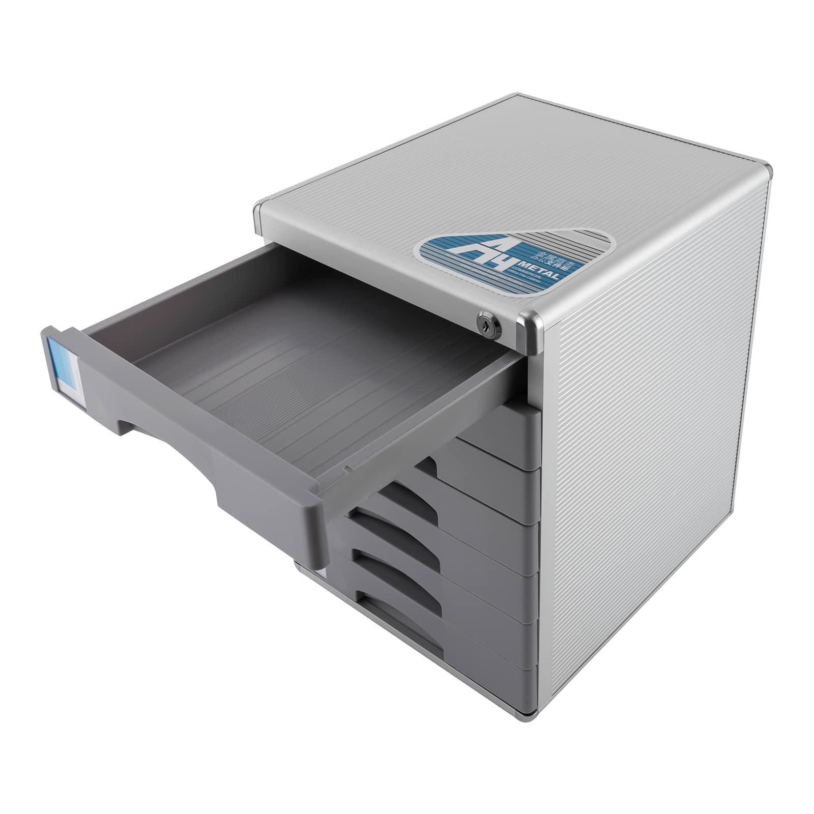 7 cassetti Desktop File Cabinet Filing Cabinet con Label Lock Office per case, uffici, ospedali, alberghi, scuole, centri commerciali