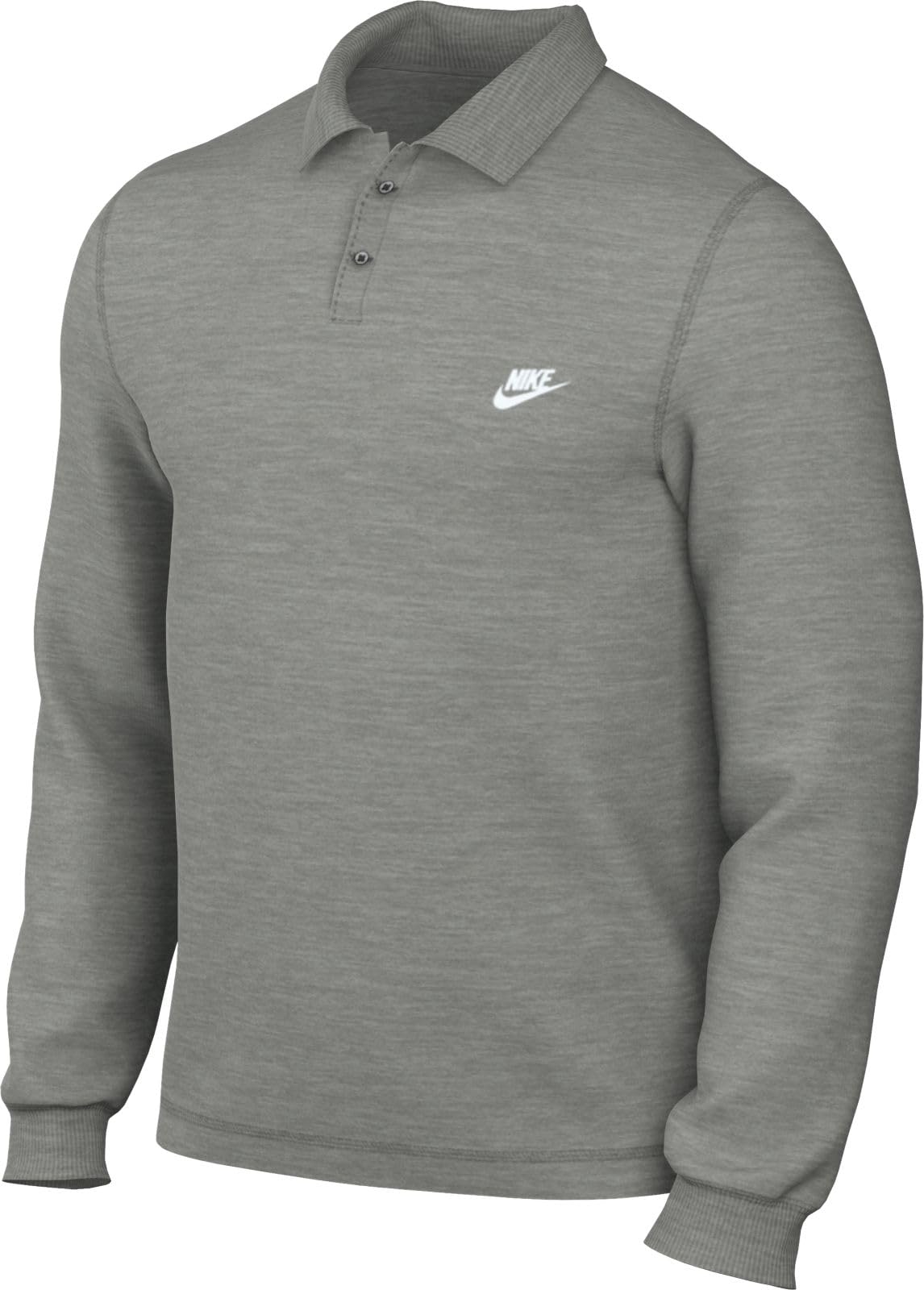 Nike M Nk Club Knit LS Polo Top Uomo