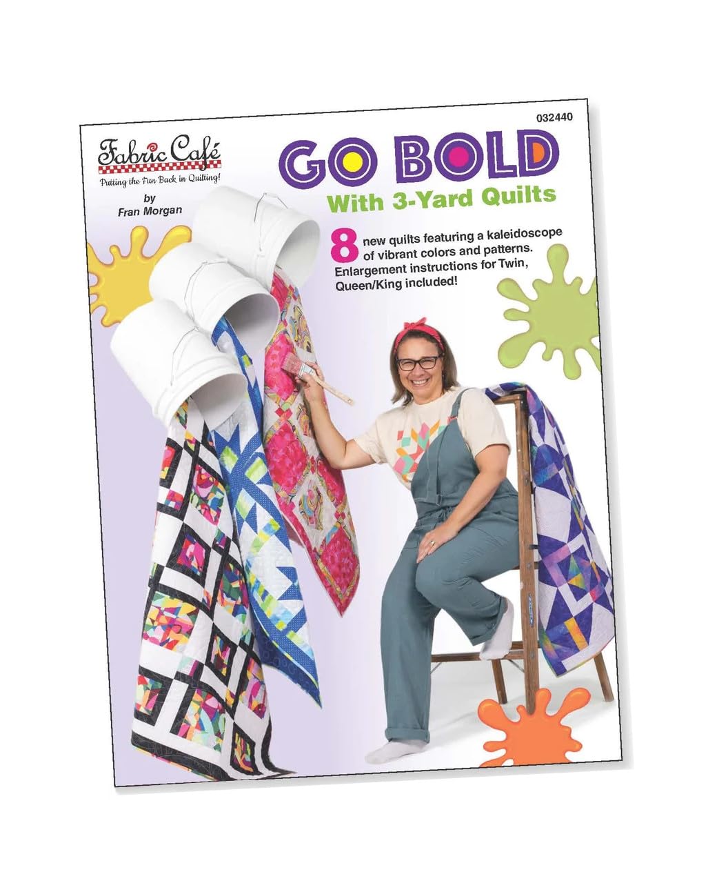 Fabric Cafe Go Bold with 3-Yard Quilts Pattern Booklet