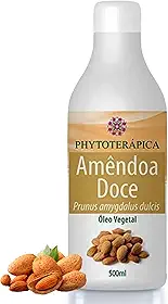 Óleo Vegetal de Amêndoa Doce PHYTOTERÁPICA, 500ml, para Massagem e Aromaterapia, 100% Puro e Natural