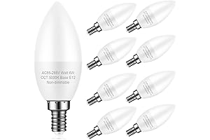 8 Pack LED Bulbs for Ceiling Fan Lights