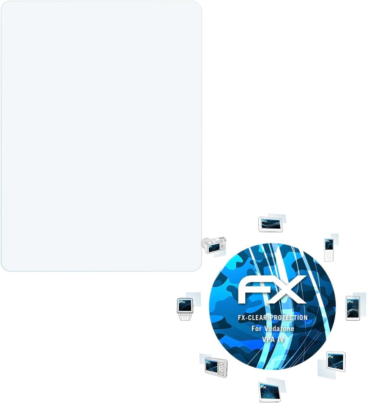 atFoliX Screen Protector for Vodafone VPA IV FX-Clear Crystal Clear : made in Germany