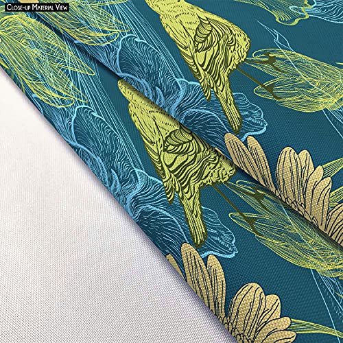 Image of ArtzFolio Handdrawn Birds | Pouch Wrist Potli Bag | Bag for Weddings & Casual Parties