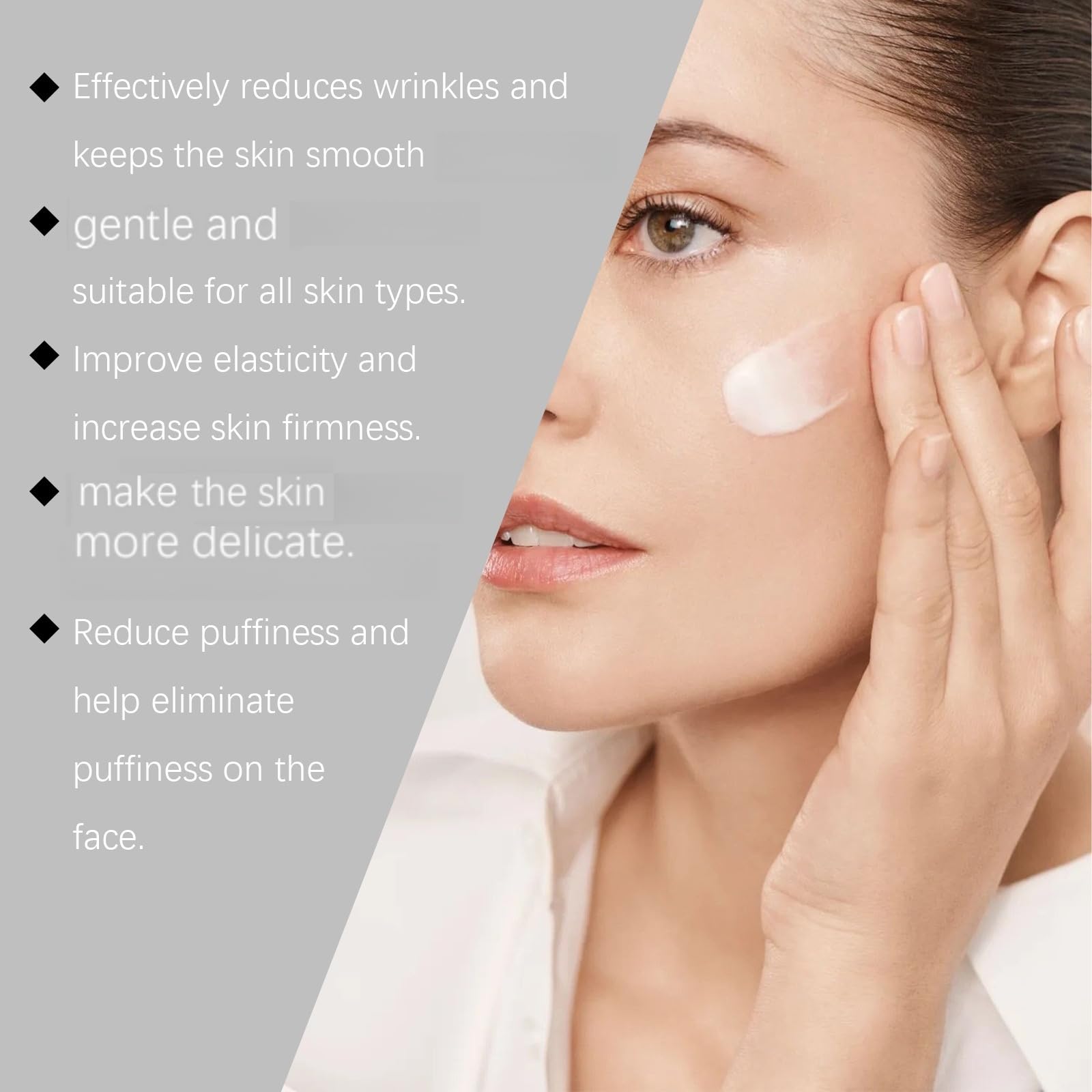 Skin Tightening Cream for Face,Instant Anti Wrinkle Face Crea/m,Fac/e Cr/eam for Women,Anti Aging Fa/ce Cre/am,Instant Firmx Temporary F/ace Tightener,Smooth Fine Lines and Pores - Image 3