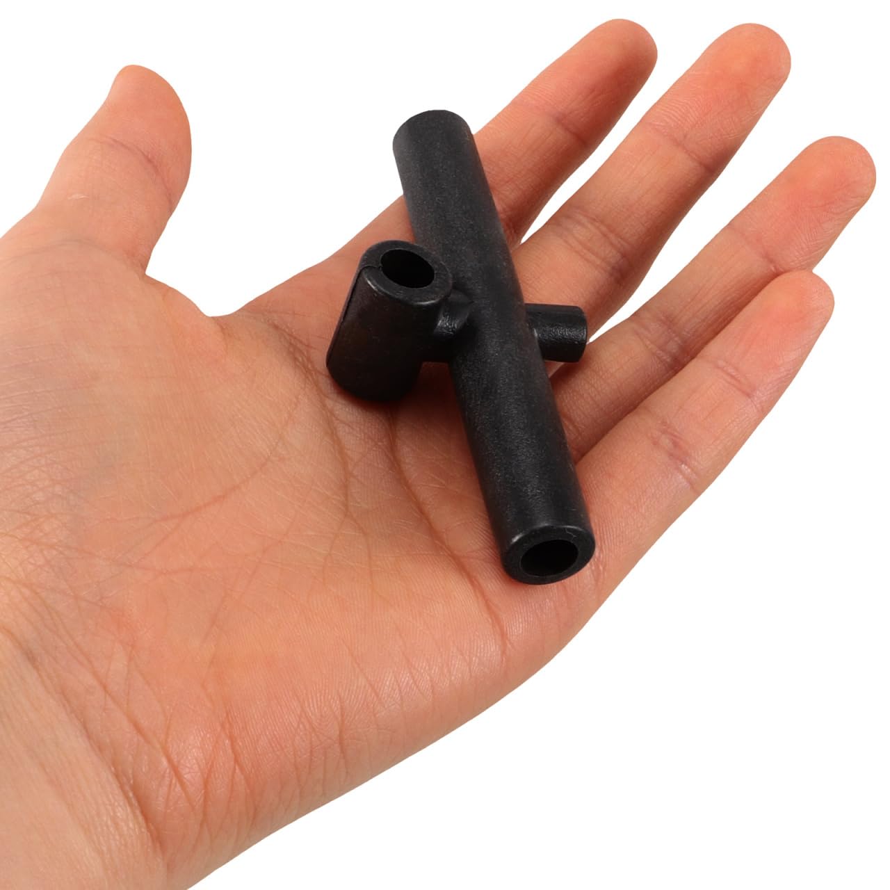 FOYTOKI Foytoki 4pcs Plastic Kite Frame Connectors Set for DIY Kite Repair, Includes Tee Rods and Support Connectors for Stable Flying, Black