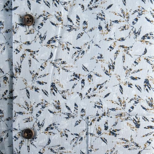 Image of 7-DAYS Men's Premium Formal Printed Shirt - 100% Cotton, Regular Fit, Full Sleeves, with Pocket - Stylish for Special Occasions.