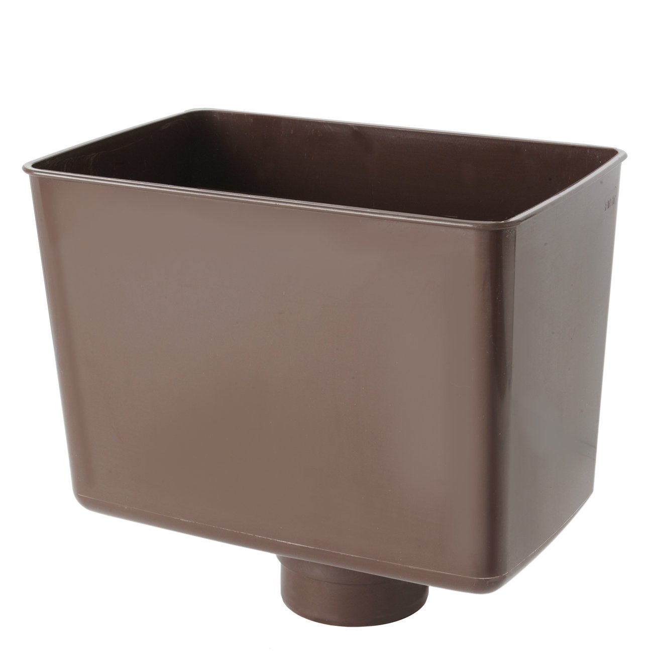 Classeur tropicale rectangulaire marron 100 mm First Plast RCR100 gouttière descente