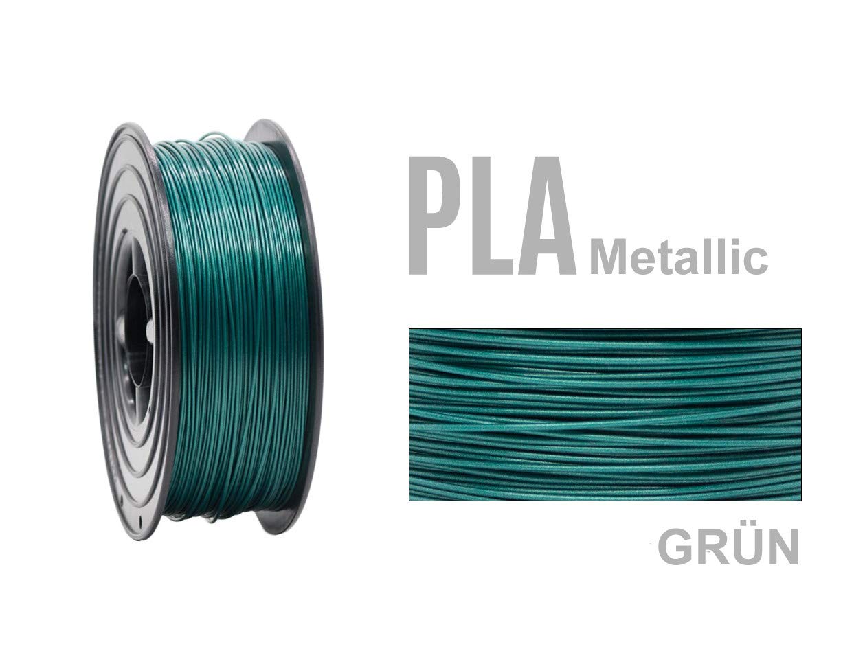 PLA Filament 1,75mm 3D Drucker oder Stift 5 er Set 5x 1Kg Metallic Set