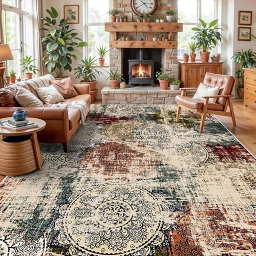 Tapis de salon moderne abstrait pour une chambre accueillante - 2