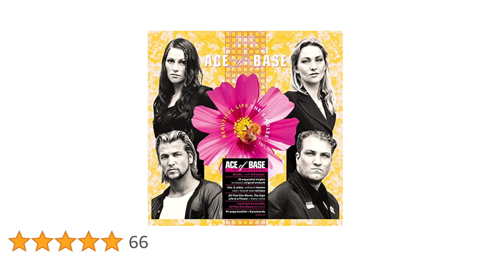 26枚組 Ace Of Base Beautiful Singles Box Ace of Base - Beautiful Life: The Singles - 26CD Boxset with