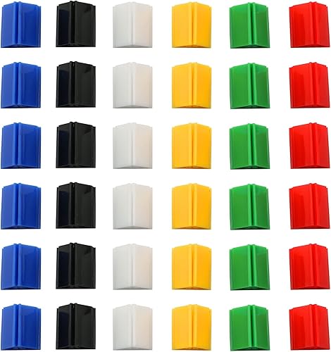 TAODAN 36 soportes de plástico para tarjetas de juego, etiquetas de tablero de juegos, estantes de tarjetas de juego, soporte de juegos de mesa para