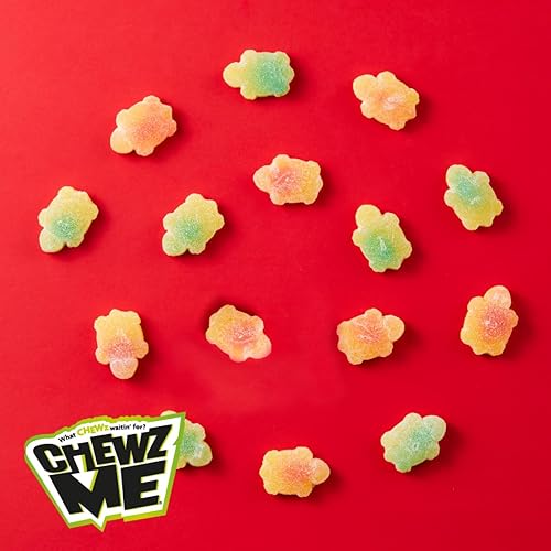 Miniatura 7 de ChewzMe Turtlz - Gomitas rellenas de gelatina y aperitivos afrutados, gomitas en forma de tortuga y caramelo masticable en varios sabores, 8 onzas