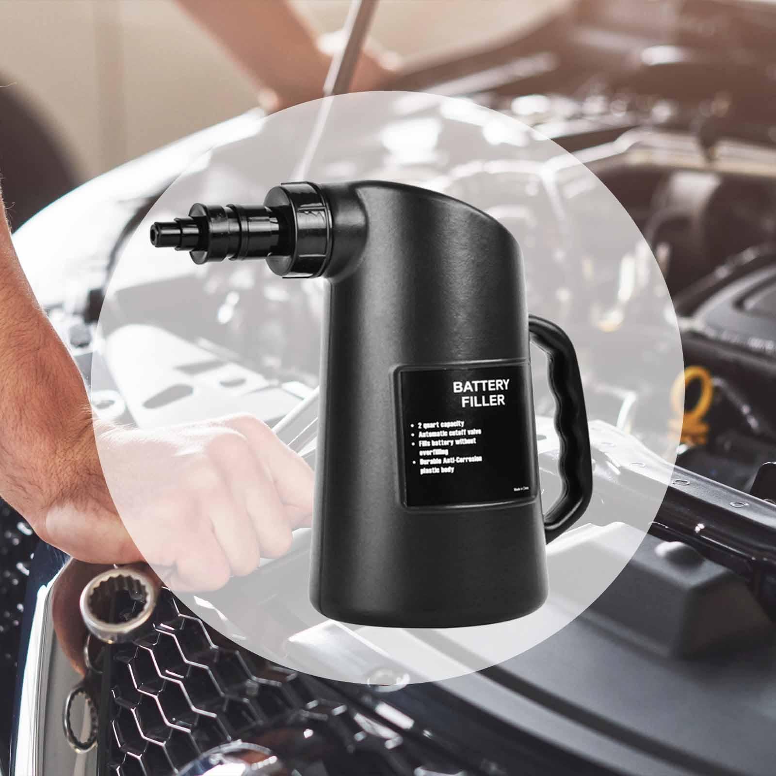 Caraffa per Acqua Distillata da 2 Litri per Riempimento Automatico della Batteria per Camion Camper E Golf Cart