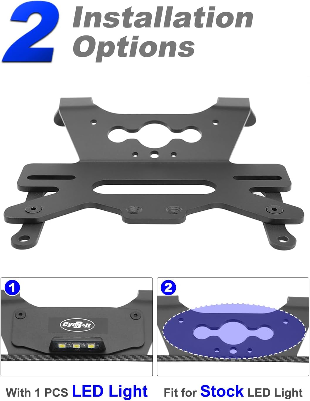 Fender Eliminator Kits Fit for GSX-R1000 K5 2005-2008 GSX-R 1000 K7 Fender Eliminator Bracket Tail Tidy License Plate Mount Holder with LED Plate Light