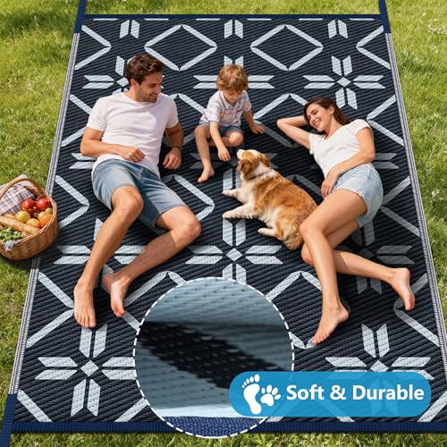 Tapete Exterior Kohree 6x9 Reversible Impermeable miniatura 4