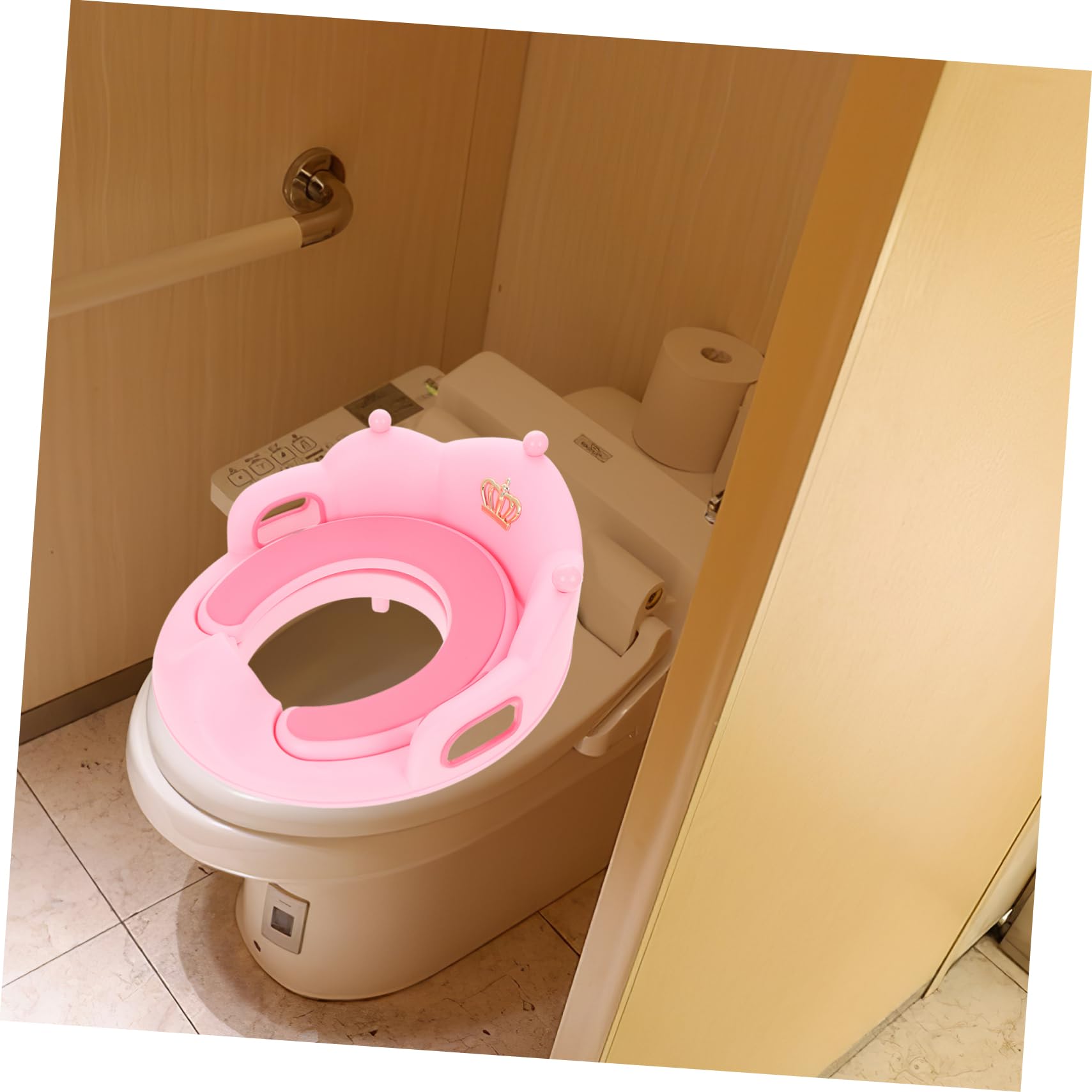 Asiento de Entrenamiento para Inodoro Reductor Wc con Cojín Desmontable para Niñas y Pequeños Accesorio para Inodoro de Bacinica para Bebes