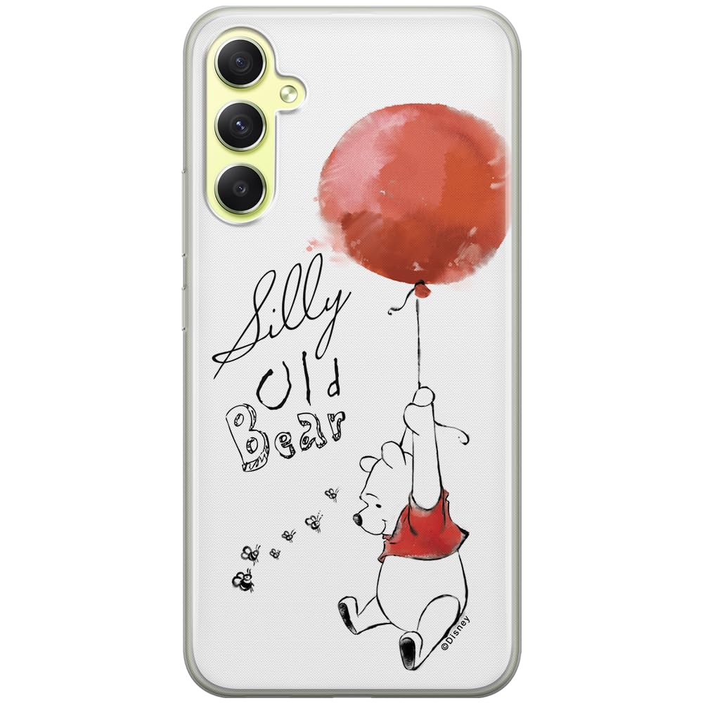 ERT GROUP mobile phone case for Samsung A34 5G original and officially Licensed Disney pattern Winnie the Pooh & Friends 002 optimally adapted to the shape of the mobile phone, case made of TPU