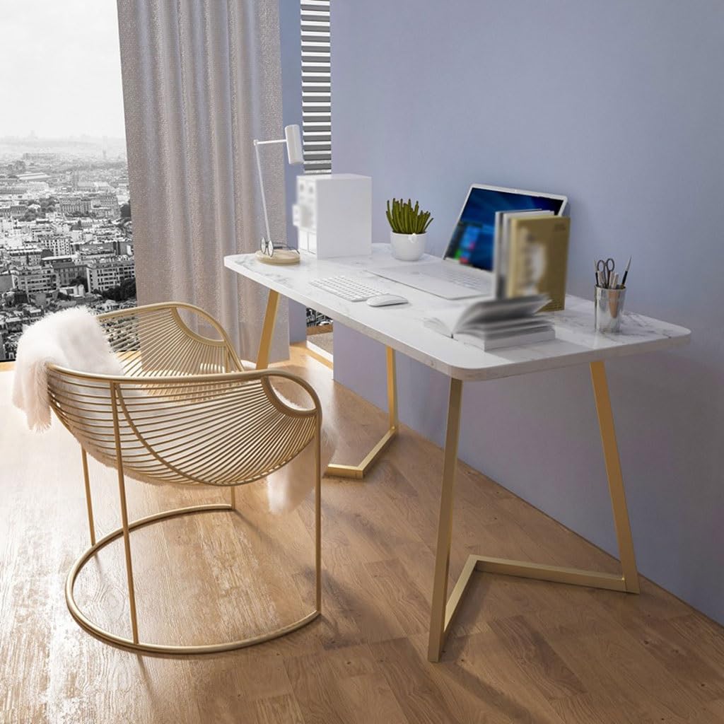 Computertisch Marmor-Computertisch, moderner Schreibtisch, kann als for Zuhause oder im Büro verwendet Werden Schreibtische Fürs Homeoffice