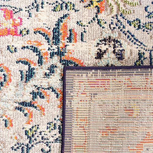 Tapete Safavieh Madison Colección 3' x 3' Beige y Negro miniatura 2