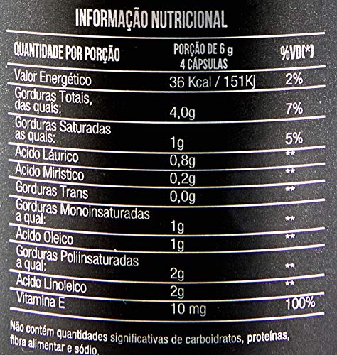 Mais Nutrition Oleo de Cártamo + Oleo de Coco + Vitamina E 1000 mg 60 capsulas