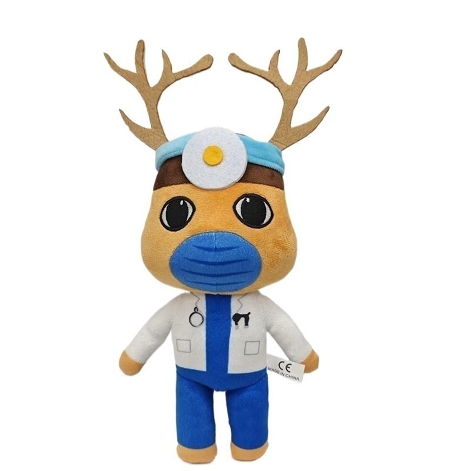 KUKUShining Animal Hospital Plush, Soft Game Character Toy Roleplay Collectible Ornament Gift(Dr. Harlow)