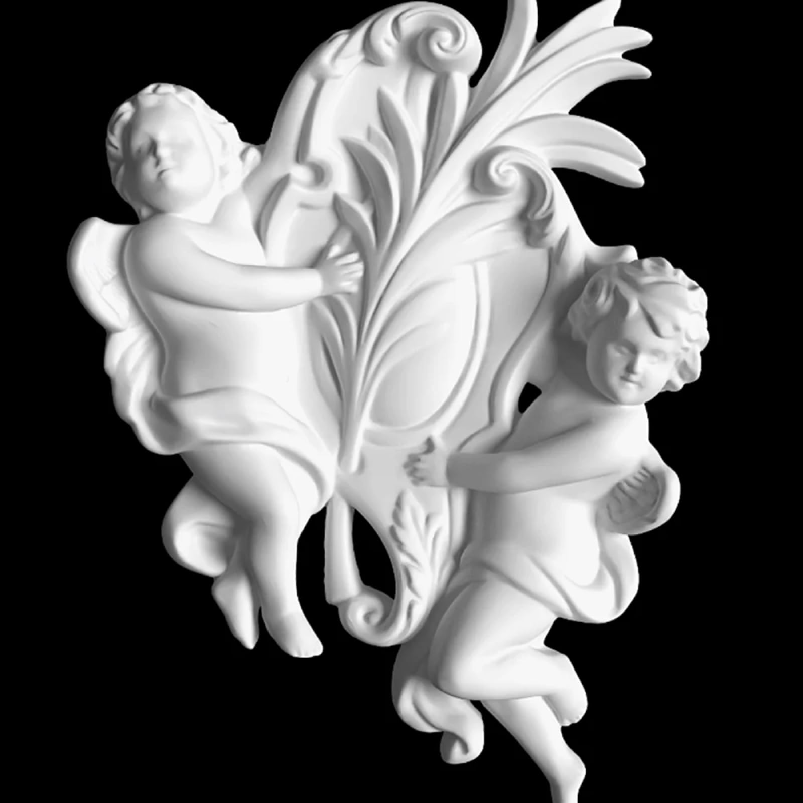 Moldes de silicona para manualidades, molde de tartas, 14,6 x 10,8 x 2,3 cm, molde de silicona con plumas de ángel, herramientas para hornear pasteles, decoración de alivio de chocolate, caramelos y