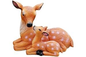 Nature-Inspired Resin Deer Figurine: Enhance Your Outdoor Haven