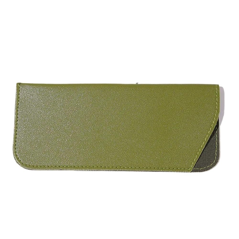 2/5/10 fundas protectoras unisex de piel sintética para gafas de sol de lectura