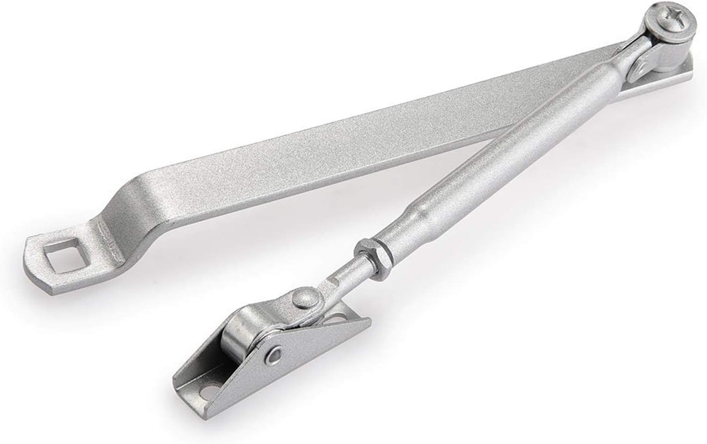 Hinge, DIY Automatic Door Closers Security System 25-35KG Aluminium Adjustable Closing/Latching Speed,The Speed of Closing and Locking Can Be Adjusted Solide Et Durable Mainly, QPWY787870