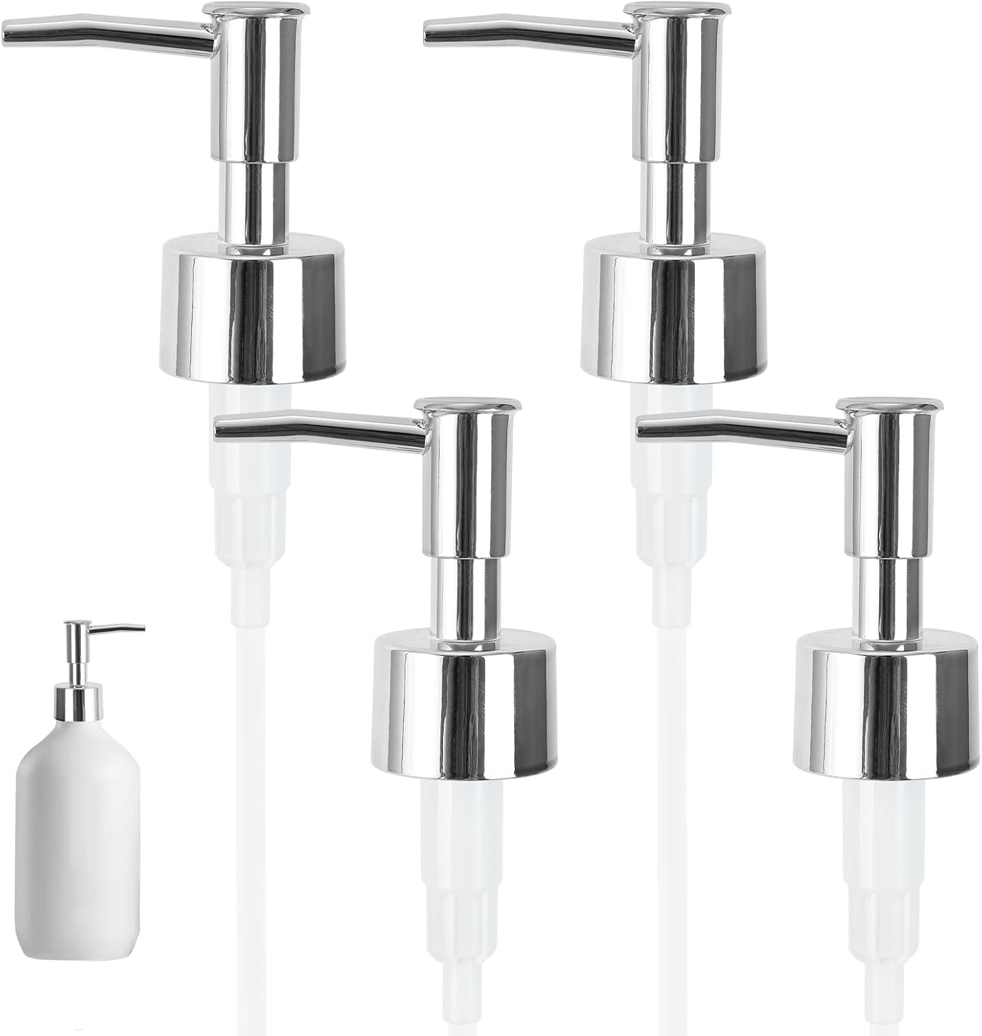 Amazon.com: 4 Pcs Soap Dispenser Pump Replacement, 28/400 Thread Size ...