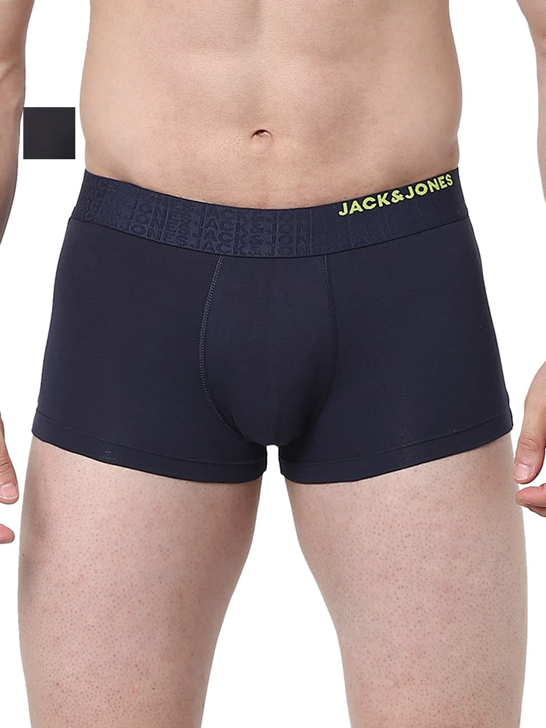 jack & jones Men's Pack of 2 Cotton Blend Classic Regular Solid Trunks-picture-35