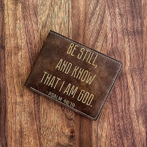 Psalm 46:10 Be Still Theme Wallet | Thoughtful Gift for Dad, Sister, Best Friend | Birthday, Easter, Baptism Present3