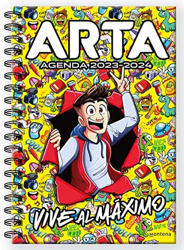 Arta Game - Agenda escolar 2023-2024. Vive al máximo: Con actividades y pegatinas para niños y niñas (Lo más visto)