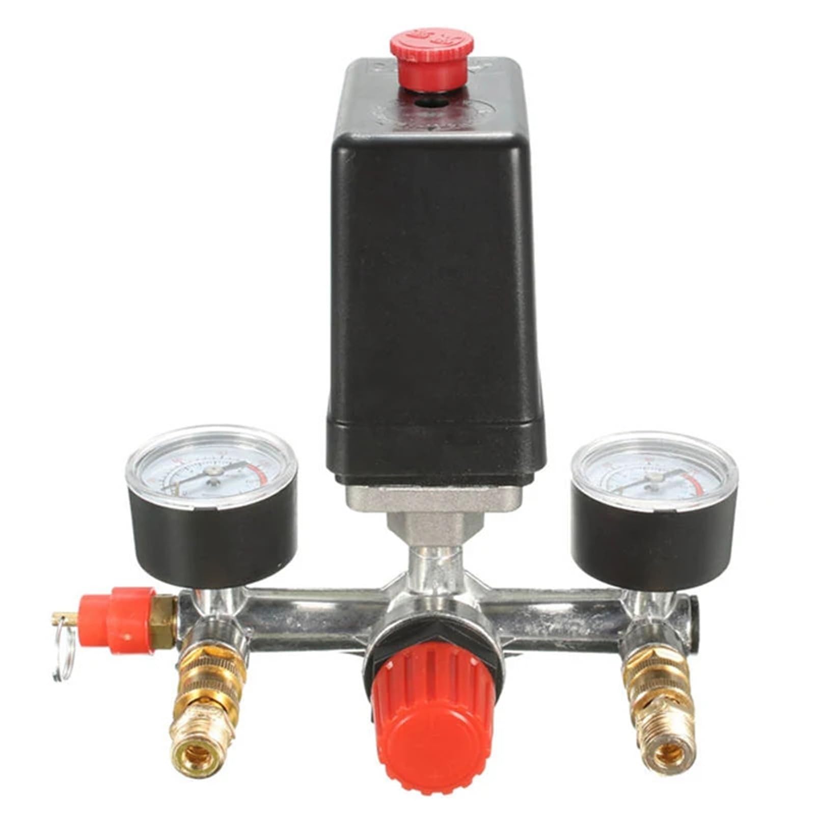 Manomètre et interrupteur de pompe à air 230V pour stabiliser votre compresseur